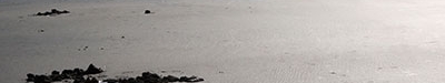 three holes in the sand show were a family seen in the background has been digging for razor clams